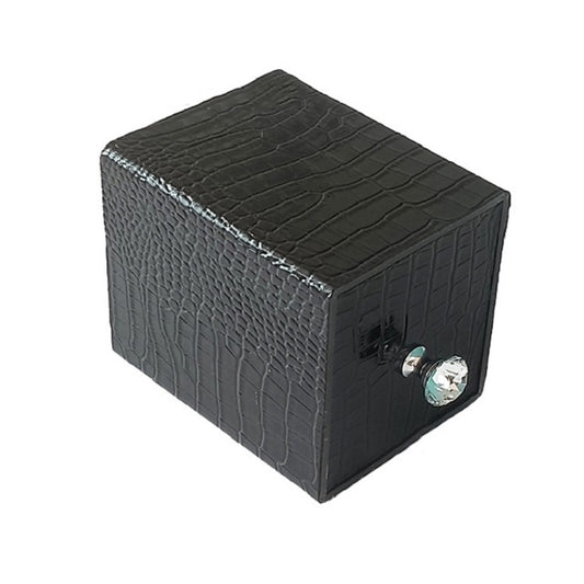 Dustproof Blue Light Disinfection Nail Polisher Storage Box(Black) by bashfashion