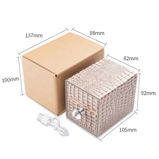 Dustproof Blue Light Disinfection Nail Polisher Storage Box(White) by bashfashion