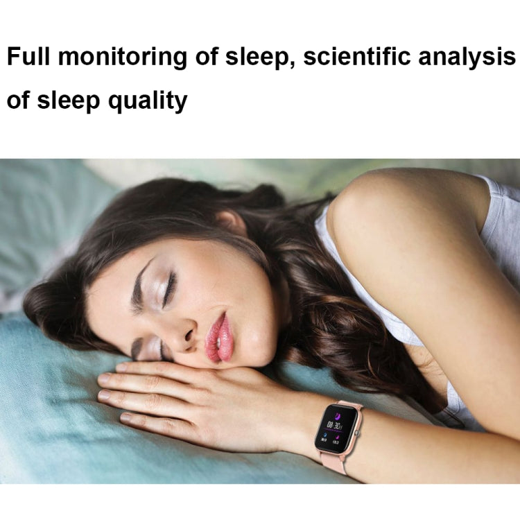 P8 1.4 Inch Heart Rate Blood Pressure Monitoring Smart Watch, Color: Silver Gray by bashfashion