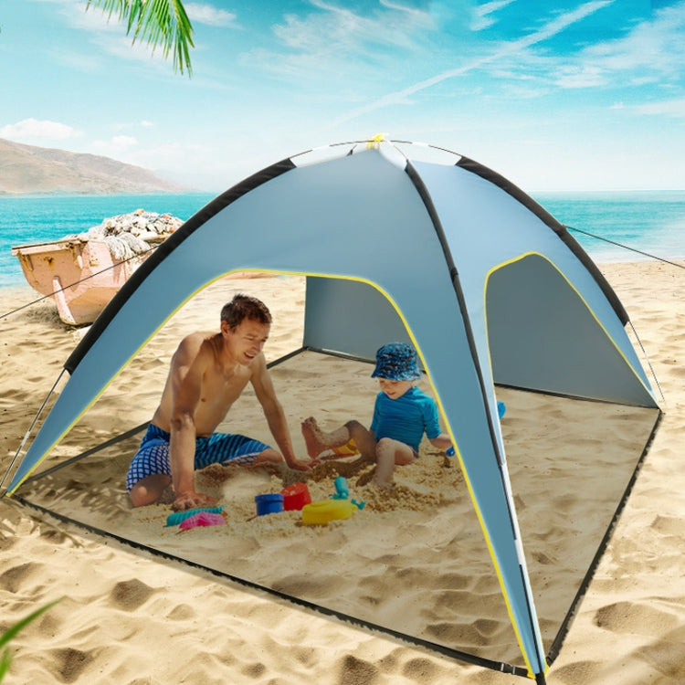 3 Sides Ventilated Spacious Outdoor Big Tent Sunscreen Rainproof Tent,Style: Ordinary by bashfashion