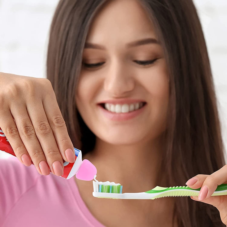 5 PCS Manual Silicone Self-Sealing Toothpaste Cap Aid(White) by bashfashion