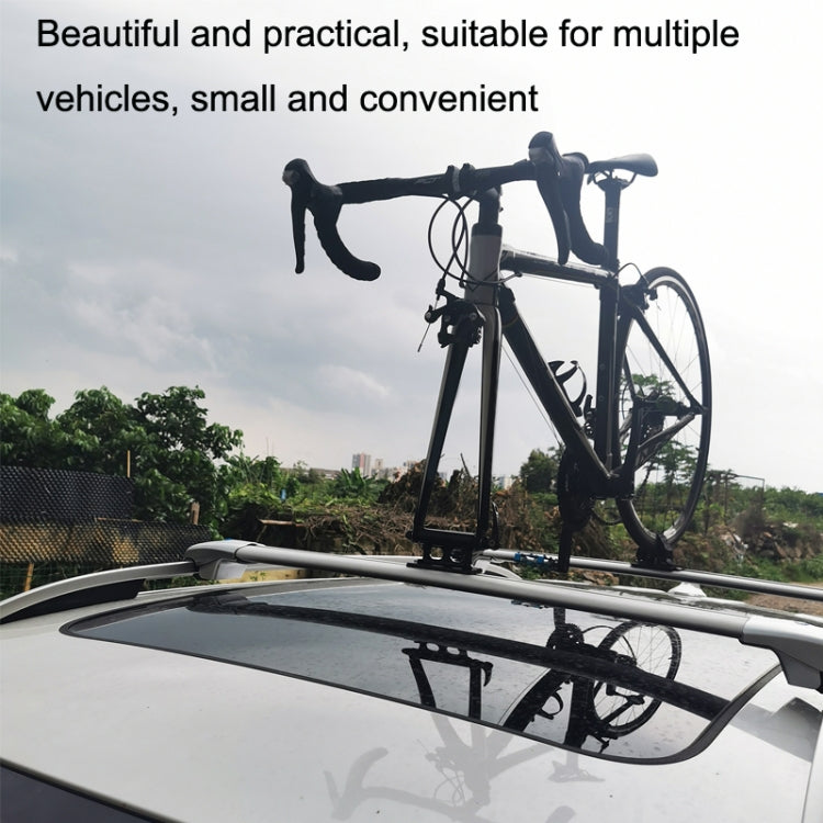 CX-C08 Bicycle Fixed Front Fork Bracket Quick Release Buckle Axle Front Fork Bracket(Black) by bashfashion