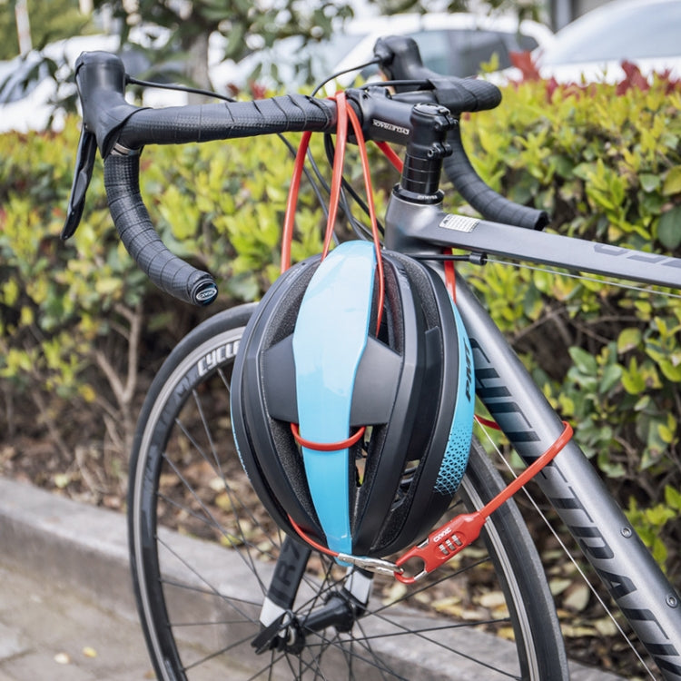 PL3001 Bicycle Mountain Bike Portable Anti-theft Password Cable Lock(Black) by bashfashion