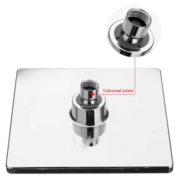 Bathroom 8 inch Square Electroplating Top Shower Head by bashfashion