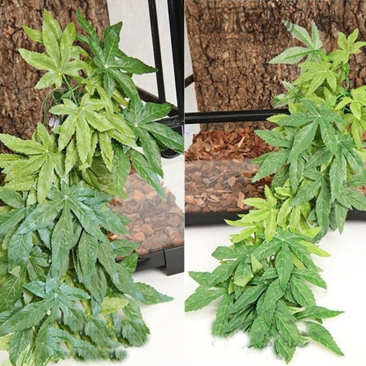 Climbing Pet Boxes Aquarium Fish Tank Landscaping Simulation Plant, Style: T007 20 inch by bashfashion