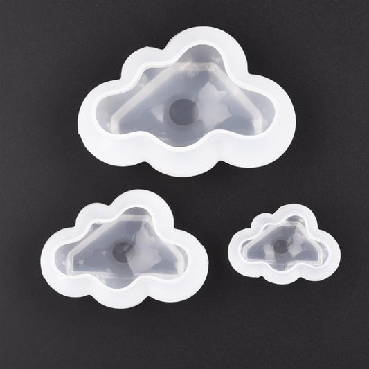 2 PCS Cloud DIY Mirror Silicone Mold, Specification: Large by bashfashion
