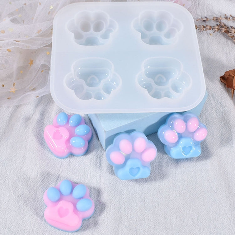 01 Love Cat Claw DIY Crystal Epoxy Jewelry Silicone Mold by bashfashion