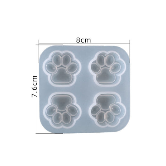 04 Little Cat Claw DIY Crystal Epoxy Jewelry Silicone Mold by bashfashion