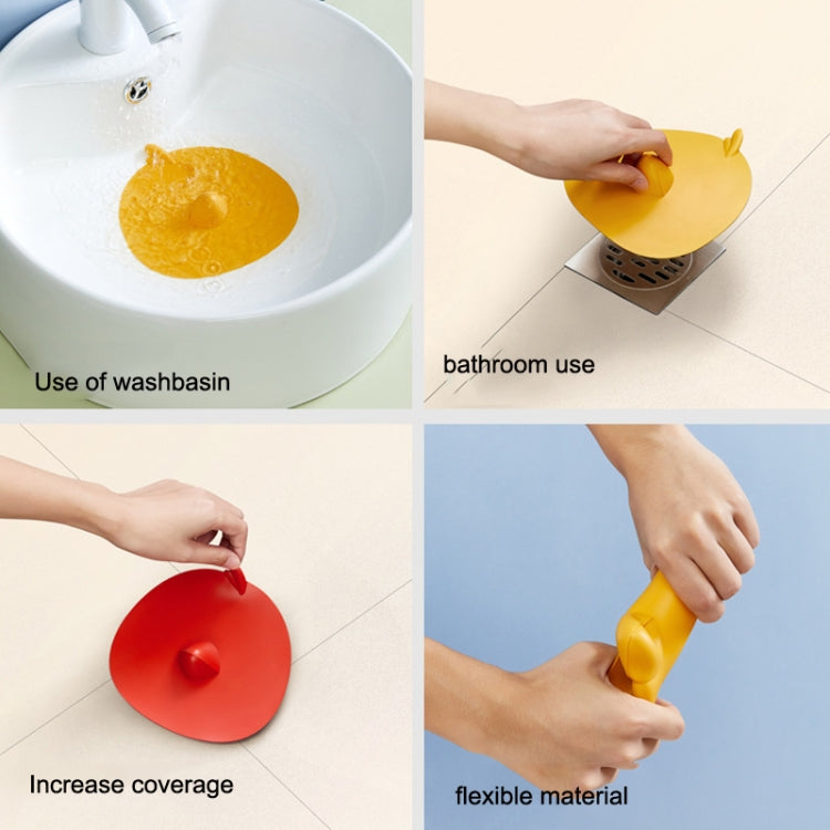 Bird Dilver Discosit Desert Soft TPR Bathroom Sanitary Spacer Smelly Drain Cover(Blue) by bashfashion