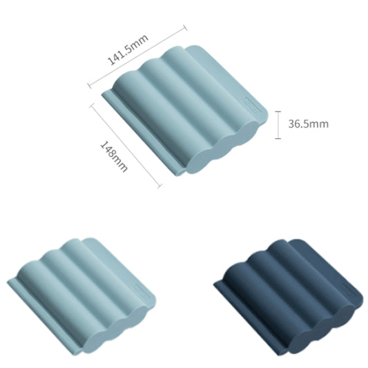 Silicone Ice Box Home-made Complementary Food Ice Hockey Mold(Deep Blue) by bashfashion