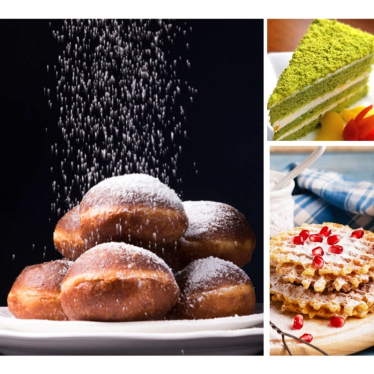 Hand-crank Oblique Flour Sieve Kitchen Baking Tools, Specification: Style Three by bashfashion