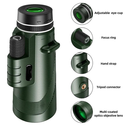 40X60 Outdoor Night Vision High Power HD Monocular (Standard) by bashfashion