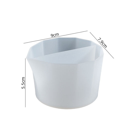 2 PCS DIY Crystal Epoxy Color Separation Cup Silicone Toning Cup, Style: 2 Grid by bashfashion