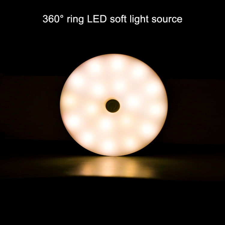 Mini Cabinet Night Light LED Sleep Emergency Wall Lamp, Style: Button(White Light 6000K) by bashfashion