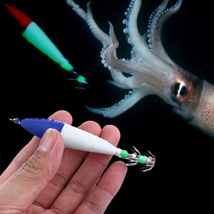 5 PCS / Bag HENGJIA SJ001 Luminous Explosion Squid Hook Deep Sea Fishing Fake Bait(4) by HENGJIA
