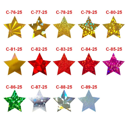 1Colorful Stars Thank You Stickers Gift Wrap Decorative Sealing Stickers, Size: 25mm(C-83-25) by bashfashion