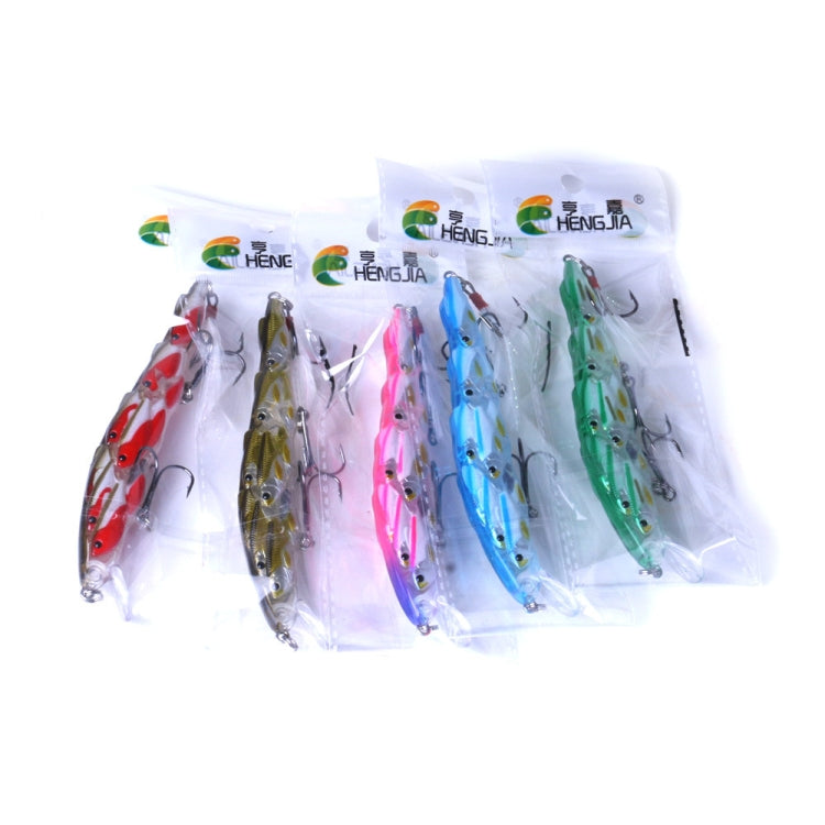 HENGJIA MI113 11.5cm 15.7g Sea Fishing Crank Lure Swing With Feather Hook(D) by HENGJIA