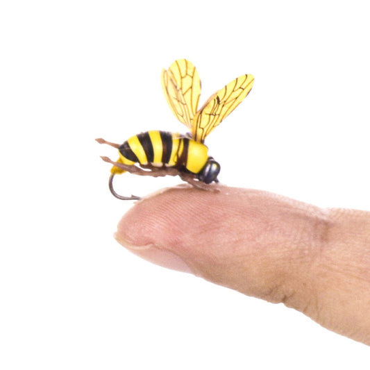 Floating Bionic Bee Road Bait Insect Fake Bait(8-3b) by bashfashion
