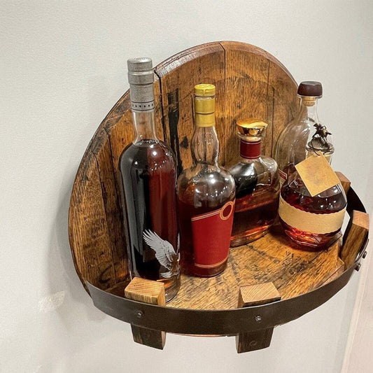 Wall-mounted Wooden Wine Display Stand Storage Rack by bashfashion