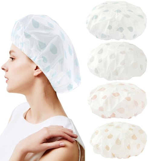 Waterproof Shower Hat Adult Women Bathing Hair Cover Anti-fume Hair Cover(Grey) by bashfashion