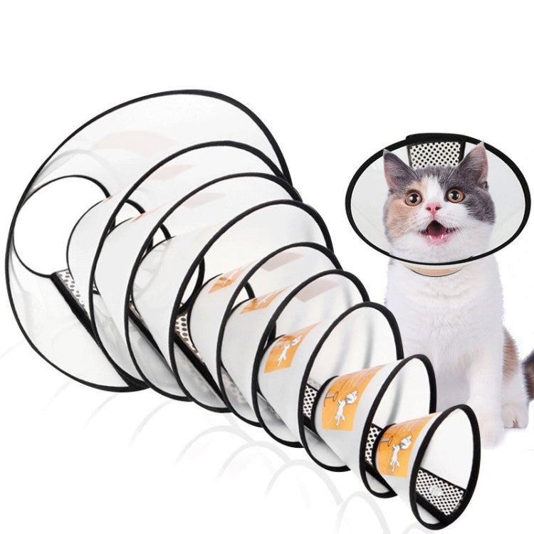 Pet Protective Headgear Cat And Dog Anti-Bite Collar After Cosmetic And Operation, Size: No.4/12.5cm by bashfashion