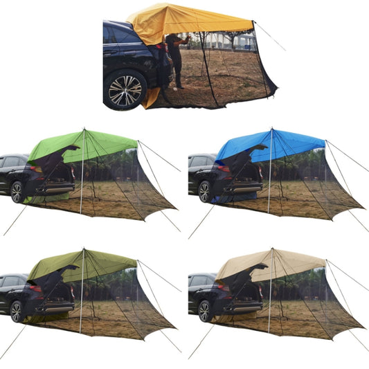 Rear Mosquito Repellent Sun Protection Tent RV Canopy Awning(Military Color) by bashfashion