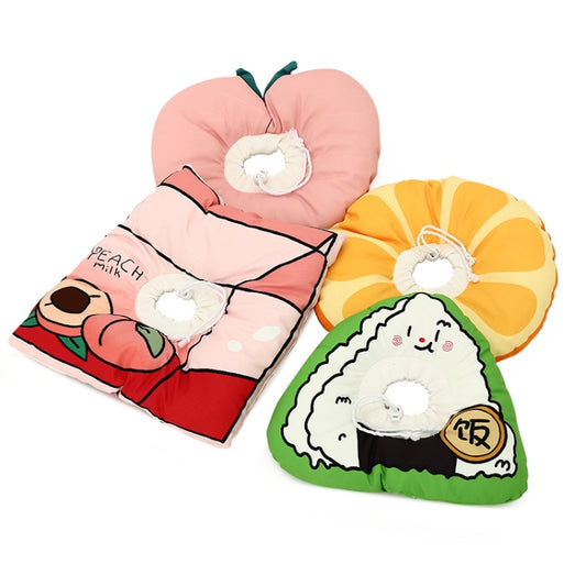 Cat Elizabeth Collar Kitten Anti-licking Collar Head Cover, Size: M(Rice Ball) by bashfashion