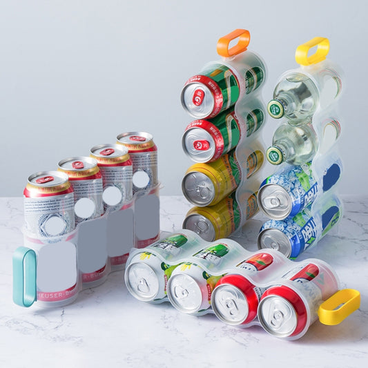 Beer Cola Refrigerated Transparent Storage Box(Green) by bashfashion