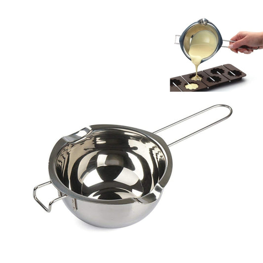 Stainless Steel Chocolate Water-proof DIY Baking Heating Melting Pot, Style:201 Material by bashfashion