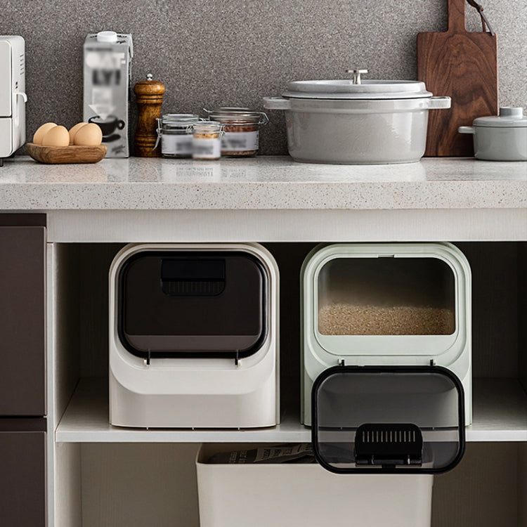 AA387 Scientific Diversion Kitchen Insect-proof Rice Bucket, Capacity: 5kg (Cabinet Model White) by bashfashion