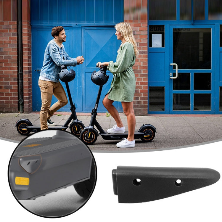 Scooter Base Plate Rear Side Protection Cover For Ninebot MAX G30(Black) by bashfashion