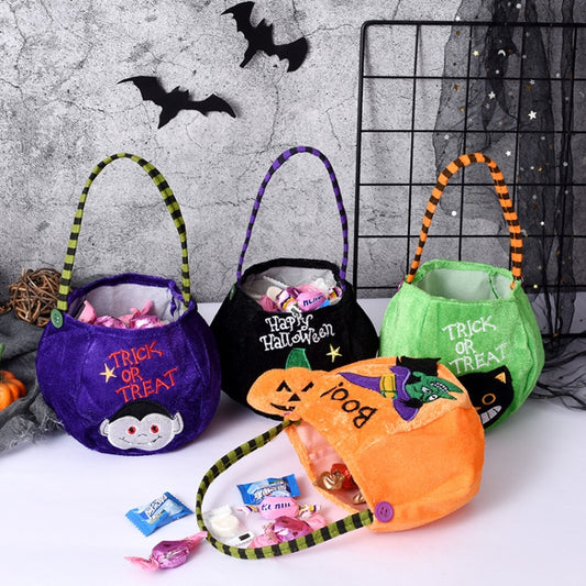 Candy Bags Children'S Gift Cloth Bag For Halloween(Black Cat) by bashfashion