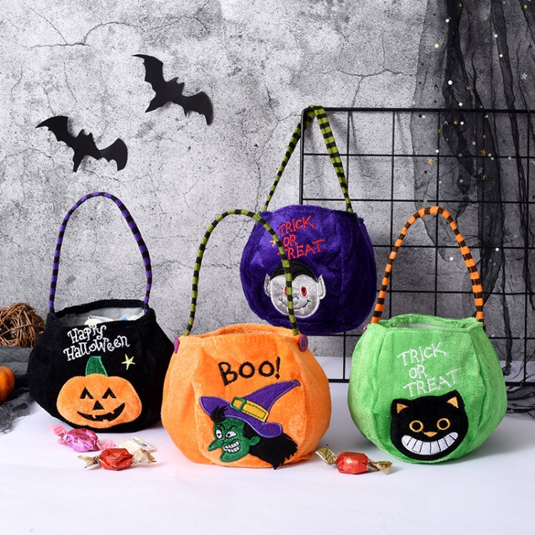Candy Bags Children'S Gift Cloth Bag For Halloween(Black Cat) by bashfashion