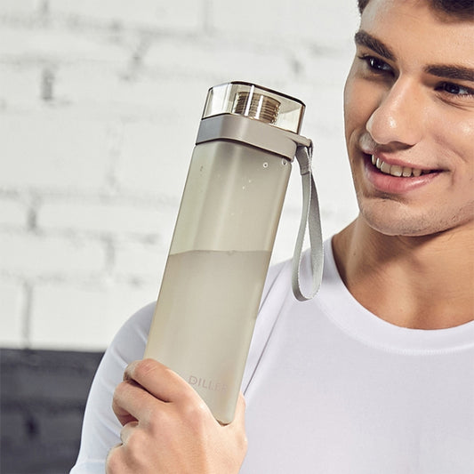 Diller D8646 Square Shape Fitness Leakproof Water Bottle, Capacity: 700ml(Green) by Diller