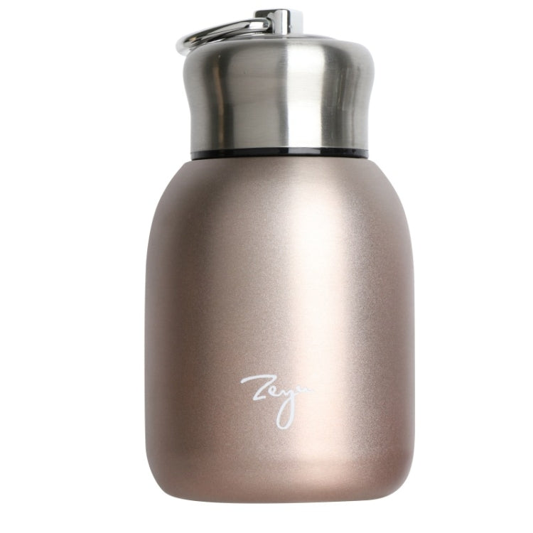 280ml 304 Stainless Steel Handle Vacuum Insulation Cup Big Belly Gift Cup(Silver) by bashfashion