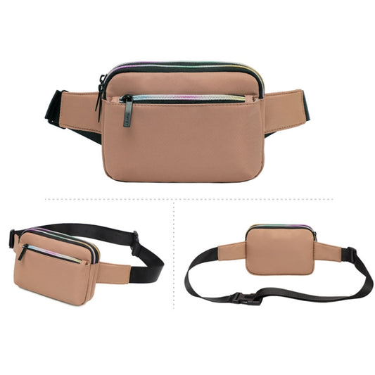 TINTAT T2016 Casual Lightweight Mini Sports Phone Waist Bag(Coffee) by TINTAT