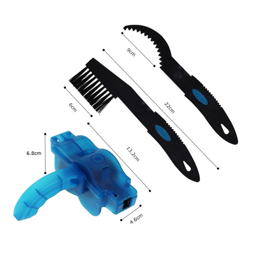 Bike Chain Washer Cleaner Kit Maintenance Tool,Specification: 6 In 1 Brush by bashfashion