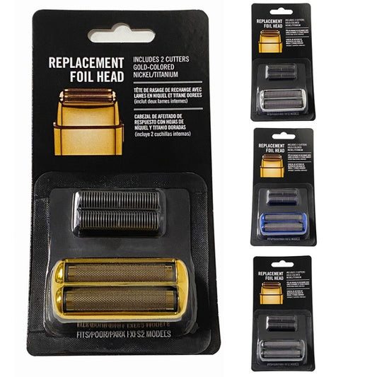 Electric Razor Trimmer Head Cover For Babylis,Style: Black Cover+Golden Knife Net+Knife Head by bashfashion