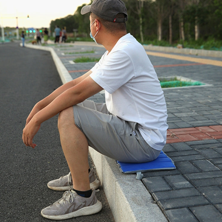 2 PCS Outdoor Waterproof and Moisture-proof Foldable Picnic Cushion(Blue) by bashfashion