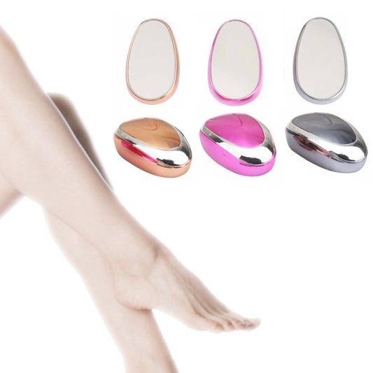 Lady Manual Epilator Crystal Gentle Exfoliating Glass Hair Removal Device(Rose Gold) by bashfashion