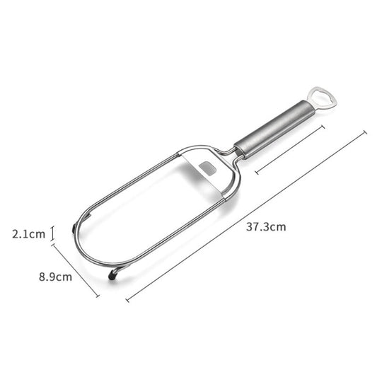 Stainless Steel Vegetable Cutter Grater, Specification: 4 Blades+Hand Guard Colorful Box by bashfashion