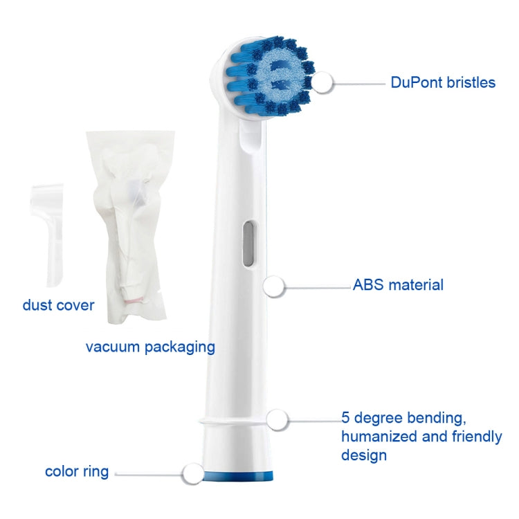 2 PCS For Oral-B Full Range of Electric Toothbrush Replacement Heads(Daily Cleaning) by bashfashion