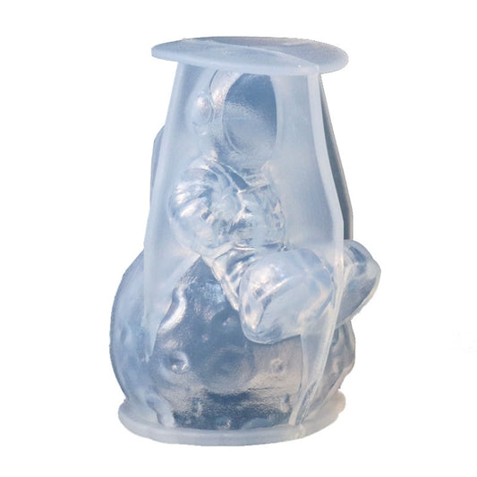 D2120 DIY Drop Mold Lunar Astronaut Bulb Ornament Silicone Mold Office Epoxy Ornament(Mold) by bashfashion