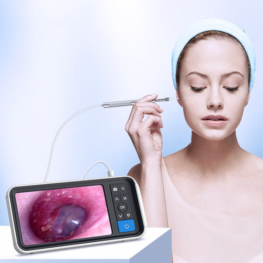 TESLONG MS450 4.5 inch HD Smart Screen Otoscope with 32GB Memory Card by bashfashion