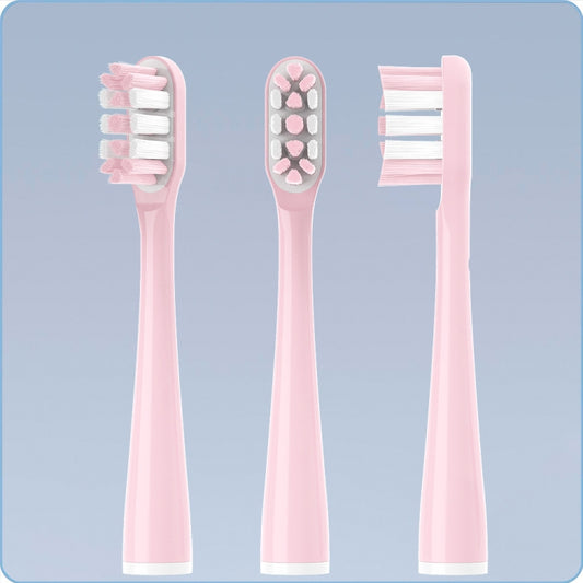2 PCS Achor Free Tufting Electric Toothbrush Head for Usmile(Pink) by bashfashion