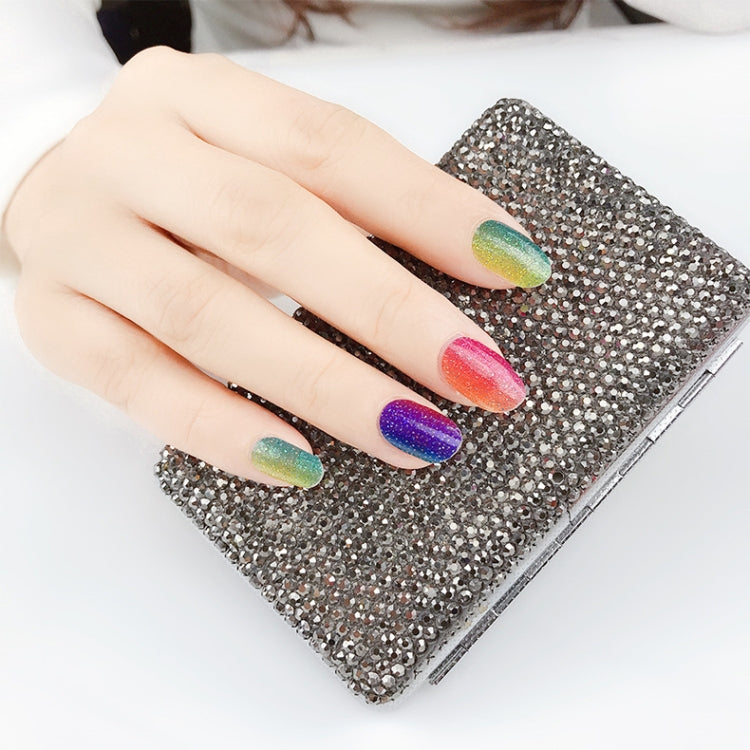 22 Fingers Shiny Onion Powder Starry Waterproof Nail Sticker(ZX-3030) by bashfashion