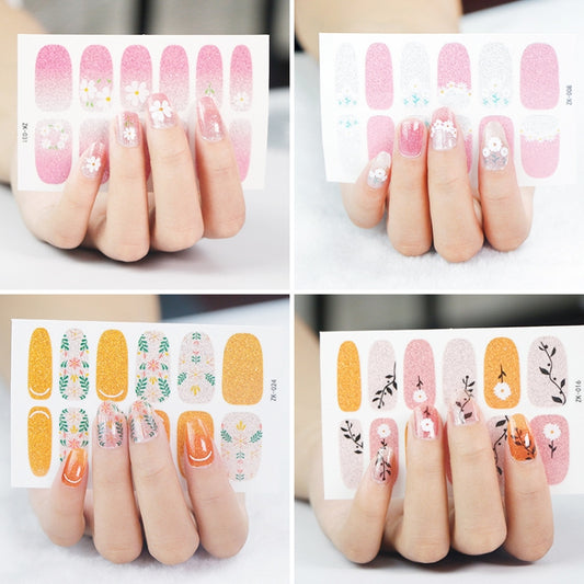 10 PCS 3D Hot Stamping Waterproof Nail Art Sticker(Z/A089) by bashfashion