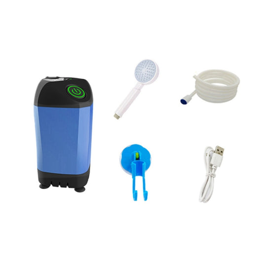 Outdoor Bath Artifact Field Dormitory Simple Electric Shower, Specification: Basic Model 4400mAh by bashfashion