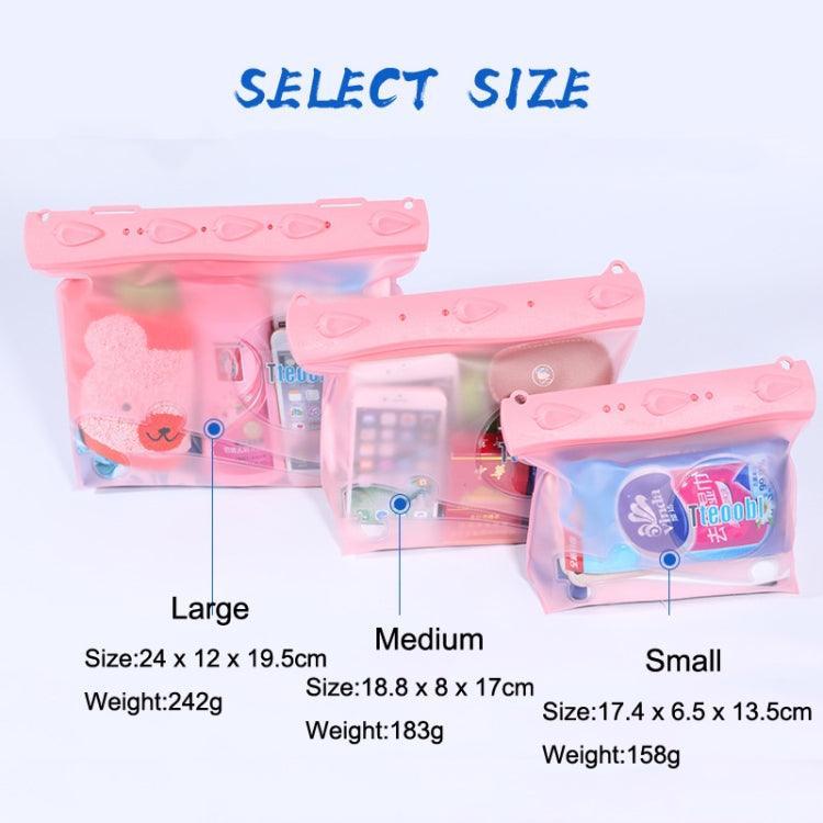 Tteoobl One-Shoulder Crossbody Drifting Diving Bag Waterproof Sundries Storage Bag, Size: Large (Pink) by Tteoobl