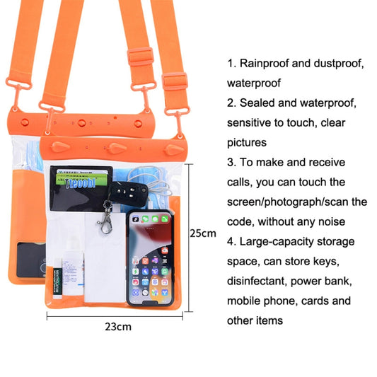 Tteoobl T-019A Sundries Storage Bag Phone Waterproof Shoulder Messenger Bag, Size: One Code(Orange) by Tteoobl